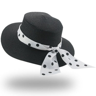 chapeau de paille noir femme